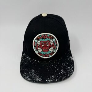 RS1NE Baseball Cap Rise As One Splatter Streetwear Totem Face Black Culture